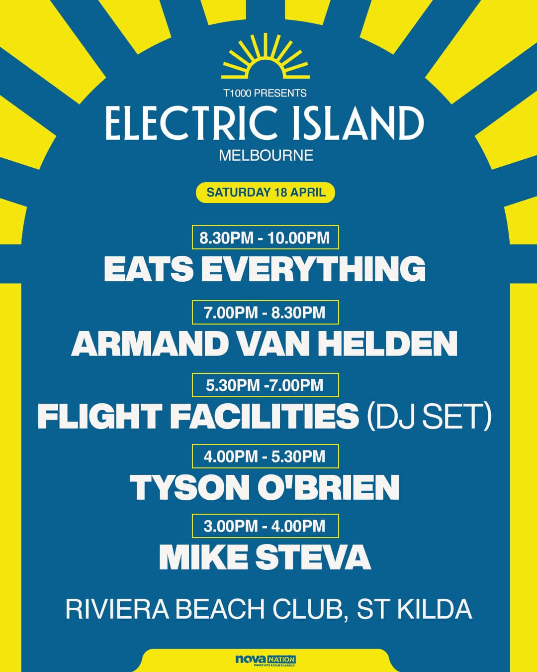 Electric Island Melbourne