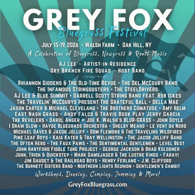 Grey Fox Bluegrass Festival