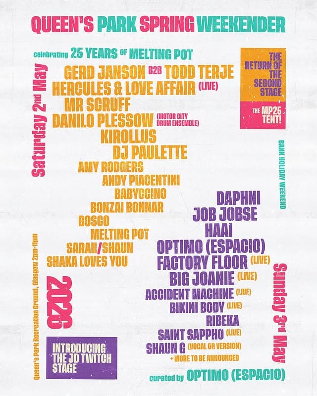 Queen’s Park Spring Weekender